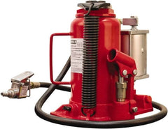 OEM Tools - 20 Ton Capacity Bottle Jack - 10-1/4" to 20" High, 6-1/4" Piston Stroke, 3-1/4" Screw Length - Caliber Tooling