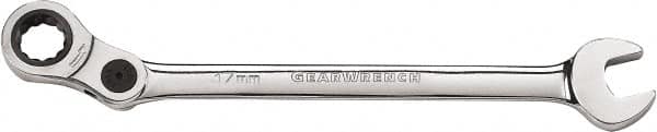 GearWrench - 8mm 12 Point Combination Wrench - 5-1/2" OAL, Steel, Full Polish Finish - Caliber Tooling