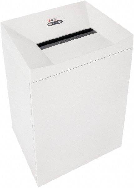 Ability One - 4mm x 37mm" Strip, 17 Sheet Cross Cut Paper Office Shredder - 13-1/2" Long x 18" Wide x 25" High, Level 4 Security, 69 Gal Wastebasket - Caliber Tooling