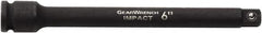 GearWrench - 1/4" Drive Impact Socket Extension - 6" OAL, Black Finish - Caliber Tooling