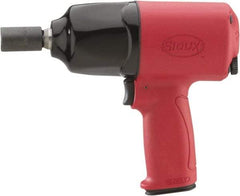 Sioux Tools - 1/2" Drive, 6,300 RPM, 520 Ft/Lb Torque Impact Wrench - Pistol Grip Handle, 1,200 IPM, 3.9 CFM, 90 psi, 1/4" NPT Inlet - Caliber Tooling