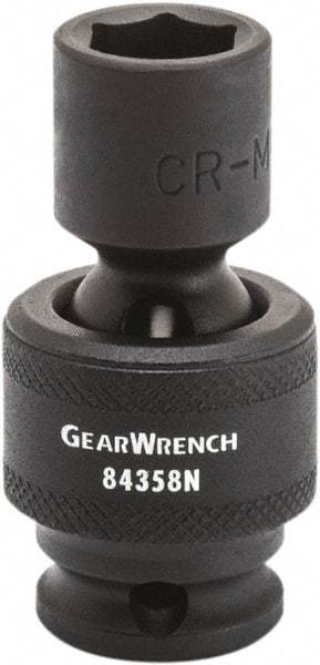 GearWrench - 3/8" Drive 20mm Standard Universal Impact Socket - 6 Points - Caliber Tooling