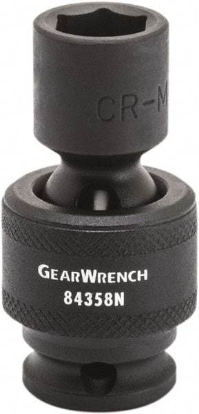 GearWrench - 3/8" Drive 7/16" Standard Universal Impact Socket - 6 Points - Caliber Tooling