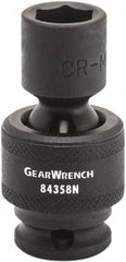 GearWrench - 3/8" Drive 3/8" Standard Universal Impact Socket - 6 Points - Caliber Tooling