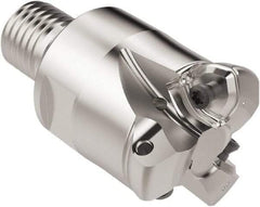 Seco - 27.6mm Cut Diam, 1.8mm Max Depth, M20 Modular Connection Indexable High-Feed End Mill - Screw Holding Method, 218.21-.. Insert, R217.21 Toolholder, Through Coolant - Caliber Tooling