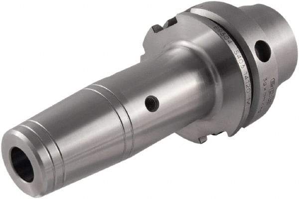 Seco - 8mm Hole Diam, HSK63A Taper Shank Shrink Fit Tool Holder & Adapter - 134mm Projection, 21mm Nose Diam, 26mm Clamping Depth, Through Coolant - Exact Industrial Supply