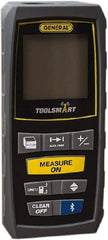 General - 100' Range, Laser Distance Finder - AAA Batteries Required, Accurate to 1/8", Comes with 2 AAA Batteries - Caliber Tooling