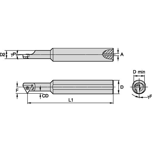 QSII5006251560R STEEL SHANK GROOV - Exact Industrial Supply