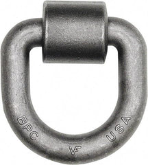 Buyers Products - Steel D-Ring with Integral Bracket - 5" Long, Gray, For Use with Cargo Control - Caliber Tooling