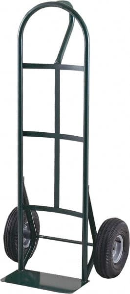 Ability One - 600 Lb Capacity 40" OAH Hand Truck - Steel Handle, Steel, Pneumatic Wheels - Caliber Tooling