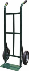 Ability One - 600 Lb Capacity 45" OAH Hand Truck - Steel Handle, Steel, Solid Rubber Wheels - Caliber Tooling