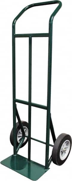 Ability One - 600 Lb Capacity 48" OAH Hand Truck - Steel Handle, Steel, Solid Rubber Wheels - Caliber Tooling