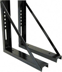 Buyers Products - Steel Truck Box Mounting Brackets - 18" Long, Black, For Use with Truck Boxes - Caliber Tooling