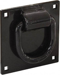 Buyers Products - Steel Bolt-On D-Ring - 4-1/2" Long, Black, For Use with Cargo Control - Caliber Tooling