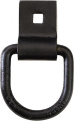 Buyers Products - Steel D-Ring with Integral Bracket - 3-1/2" Long, Black, For Use with Cargo Control - Caliber Tooling