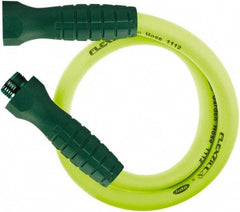 Legacy - 3' Long Garden Lead-In Hose - 5/8" Diam, 3/4" GHT, Hybrid Polymer, 150 psi, All Season, Green - Caliber Tooling