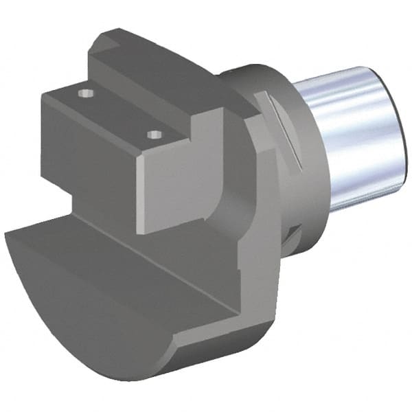 Kennametal - Neutral Cut, PSC63 Modular Connection, Square Shank Lathe Modular Clamping Unit - 45mm Square Shank Length, 32mm Square Shank Width, Through Coolant, Series ETAN End Mount Square Shank - Exact Industrial Supply