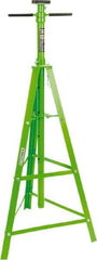 OEM Tools - 4,000 Lb Capacity Underhoist Stand - 56-1/2 to 84-1/4" High, 3-1/4" Saddle Length - Caliber Tooling