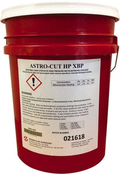 Monroe Fluid Technology - 5 Gal Pail Cutting & Grinding Fluid - Semisynthetic - Caliber Tooling