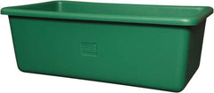 Remco - 70 Gal Green Rectangular Polyethylene Tub - 17" High x 26-1/2" Diam - Caliber Tooling