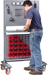 Little Giant - 1,200 Lb Capacity Mobile Workstation - 24" Wide x 36" Deep x 66-1/2" High, Steel, Gray - Caliber Tooling