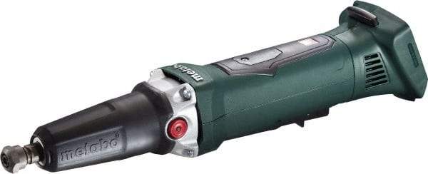 Metabo - 1/4" Collet, 25,000 RPM, Straight Handle Electric Die Grinder - 18 Volts - Caliber Tooling