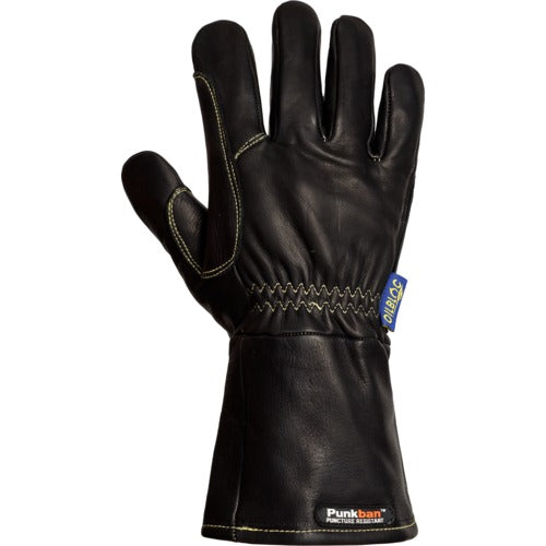 Puncture-resistant MIG welding gloves with cut and heat protection