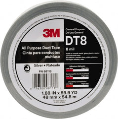 3M - 54.8m x 2" x 11 mil Black Polyethylene Film Duct Tape - Caliber Tooling