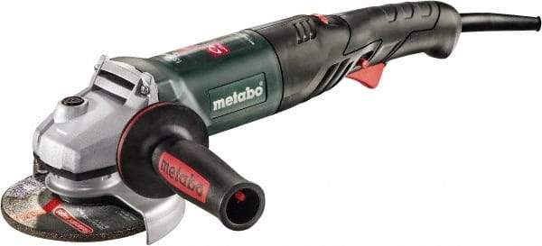 Metabo - 5" Wheel Diam, 11,000 RPM, Corded Angle & Disc Grinder - 5/8-11 Spindle, 120 Volts, 13.2 Amps - Caliber Tooling