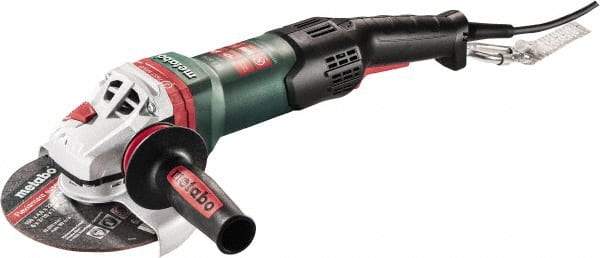 Metabo - 6" Wheel Diam, 9,600 RPM, Corded Angle & Disc Grinder - 5/8-11 Spindle, 120 Volts, 14.5 Amps - Caliber Tooling