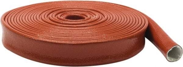 Atlantex - 3" ID Red/Orange Knit Firesleeve for Hoses - 50' Long, -65 to 500°F - Caliber Tooling