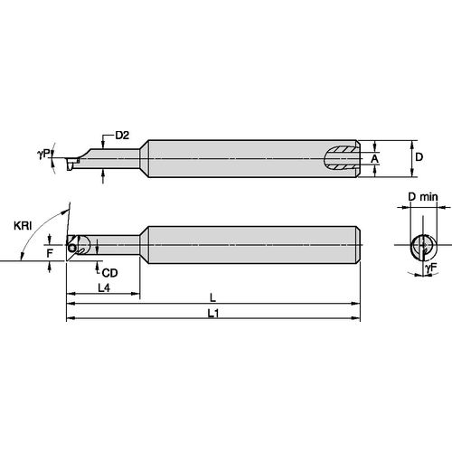 CSPM71225225L STEEL SHANK PROFILING - Exact Industrial Supply