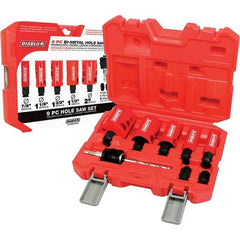 Freud - Hole Saw Kits Minimum Saw Diameter (Inch): 7/8 Maximum Saw Diameter (Inch): 2 - Caliber Tooling