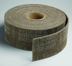 4'' x 30 ft. - Grade A Medium Grit - Scotch-Brite Cut & Polish Non Woven Abrasive Roll - Caliber Tooling