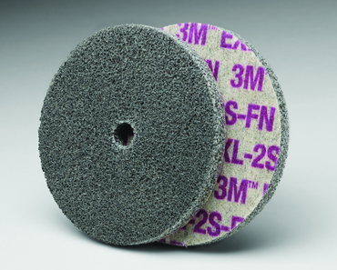 8 x 1/2 x 3/4" - 2SFIN Grade - Scotch-Brite™ EXL Unitized Deburring Wheel - Caliber Tooling