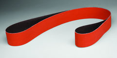 3 x 132" - 36+ Grit - Precision Shaped Ceramic Grain - Cloth Belt - Caliber Tooling