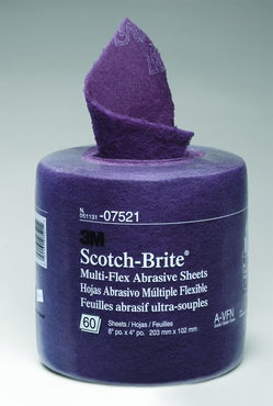 8" x 20' - A VFN Grade - Scotch-Brite™ Multi-Flex Abrasive Sheet Roll - Caliber Tooling