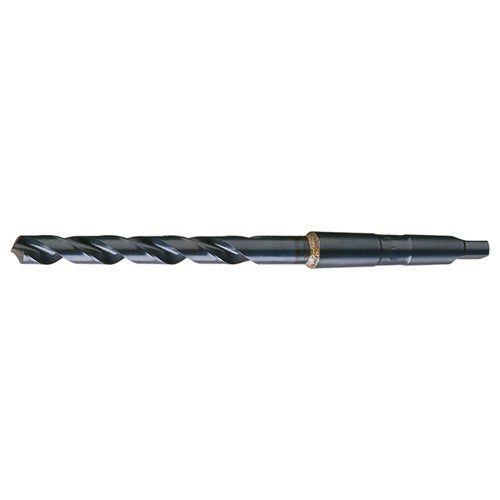 2 RHS / RHC HSS 118 Degree Radial Point General Purpose Taper Shank Drill - Steam Oxide - Exact Industrial Supply