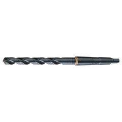 3/4 RHS / RHC HSS 118 Degree Radial Point General Purpose Taper Shank Drill - Steam Oxide - Exact Industrial Supply