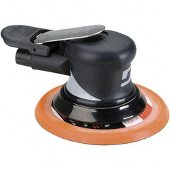 Dynabrade - 12,000 OPM, 18 CFM Air Consumption, Palm Air Orbital Sander - Round Pad, 1/4 NPT Inlet - Caliber Tooling