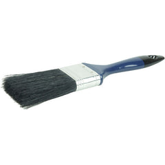 2″ Varnish Brush, Black China Bristle Fill, 3″ Trim Length, Blue Foam Handle - Caliber Tooling