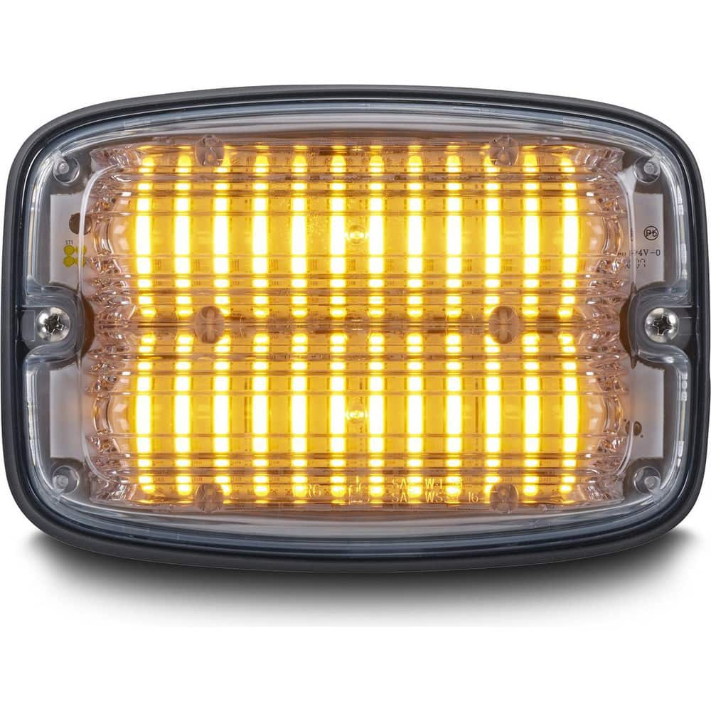 Auxiliary Lights; Light Type: Heavy Duty LED Work Truck Light; Amperage Rating: 1.0000; Light Technology: LED; Color: Red; Amber; Material: Polycarbonate; Voltage: 12; Overall Length: 6.40; Overall Width: 1; Overall Height: 4.4; Wire Connection Type: Hard