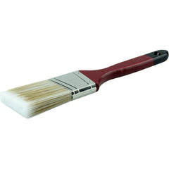 2″ Angled Sash Brush, Poly/Nylon Fill, 2-1/2″ Trim Length, Red Foam Handle - Caliber Tooling