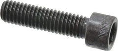 Made in USA - 3/8-16 UNC Hex Socket Drive, Socket Cap Screw - Alloy Steel, Black Oxide Finish, Fully Threaded, 1-1/2" Length Under Head - Caliber Tooling