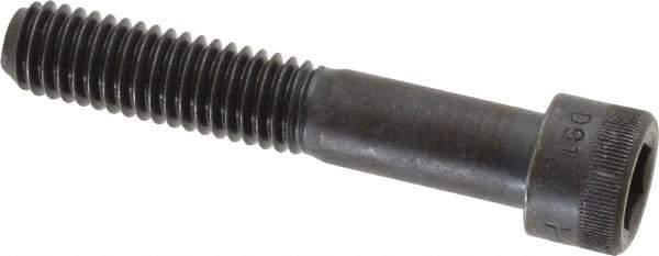 Made in USA - 7/16-14 UNC Hex Socket Drive, Socket Cap Screw - Alloy Steel, Black Oxide Finish, Partially Threaded, 2-1/2" Length Under Head - Caliber Tooling