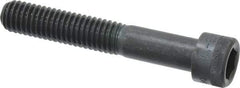 Made in USA - 7/16-14 UNC Hex Socket Drive, Socket Cap Screw - Alloy Steel, Black Oxide Finish, Partially Threaded, 2-3/4" Length Under Head - Caliber Tooling