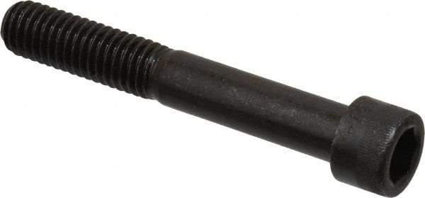 Made in USA - 7/16-14 UNC Hex Socket Drive, Socket Cap Screw - Alloy Steel, Black Oxide Finish, Partially Threaded, 3" Length Under Head - Caliber Tooling