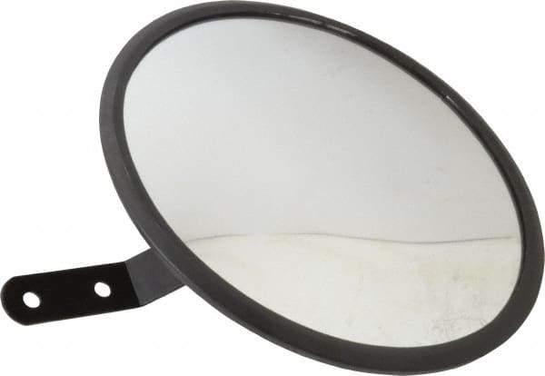 PRO-SAFE - Indoor & Outdoor Round Vehicle/Utility Safety, Traffic & Inspection Mirrors - Glass Lens, 8" Diam - Caliber Tooling