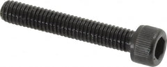 Value Collection - #8-36 UNF Hex Socket Drive, Socket Cap Screw - Alloy Steel, Black Oxide Finish, Fully Threaded, 1" Length Under Head - Caliber Tooling