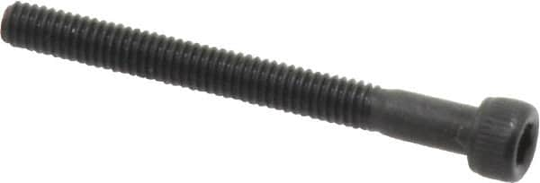 Value Collection - #3-56 UNF Hex Socket Drive, Socket Cap Screw - Alloy Steel, Black Oxide Finish, Partially Threaded, 1" Length Under Head - Caliber Tooling